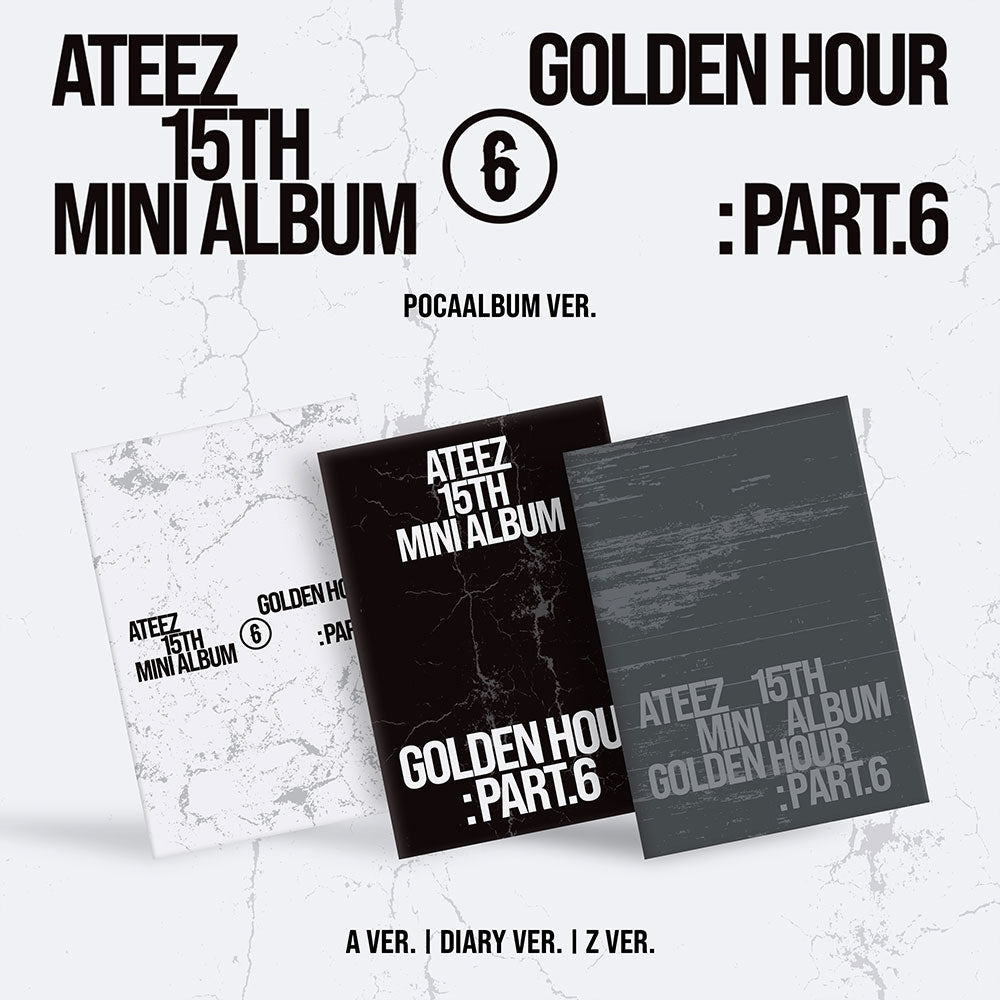 ATEEZ pocaalbum ポカアルバム 新品未開封 90枚 セット ATEEZ 15TH MINI ALBUM GOLDEN HOUR : Part.6 (POCA ALBUM VER.) [PRE