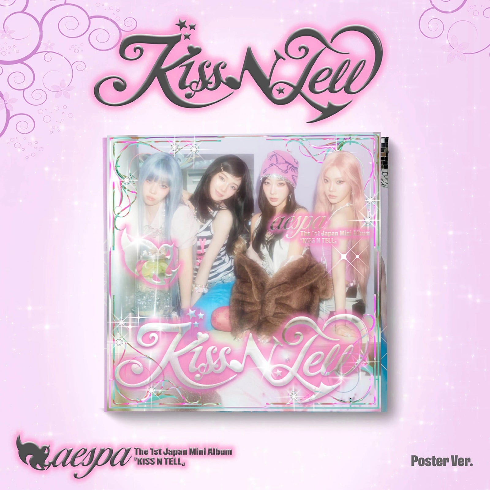AESPA JAPAN 1ST MINI ALBUM Kiss N Tell (POSTER VER.) [PRE] – KPOP USA