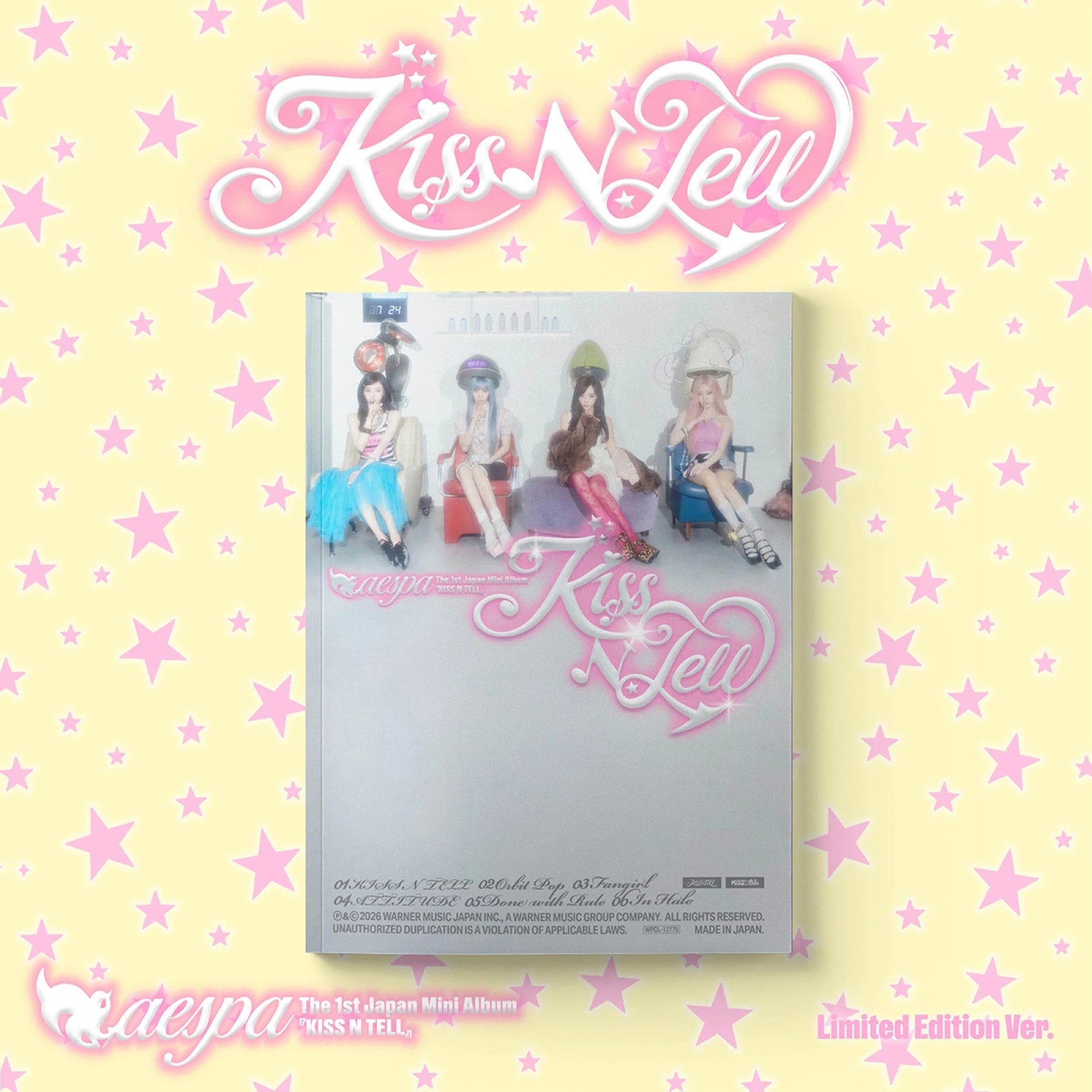 AESPA JAPAN 1ST MINI ALBUM Kiss N Tell (LIMITED EDITION VER