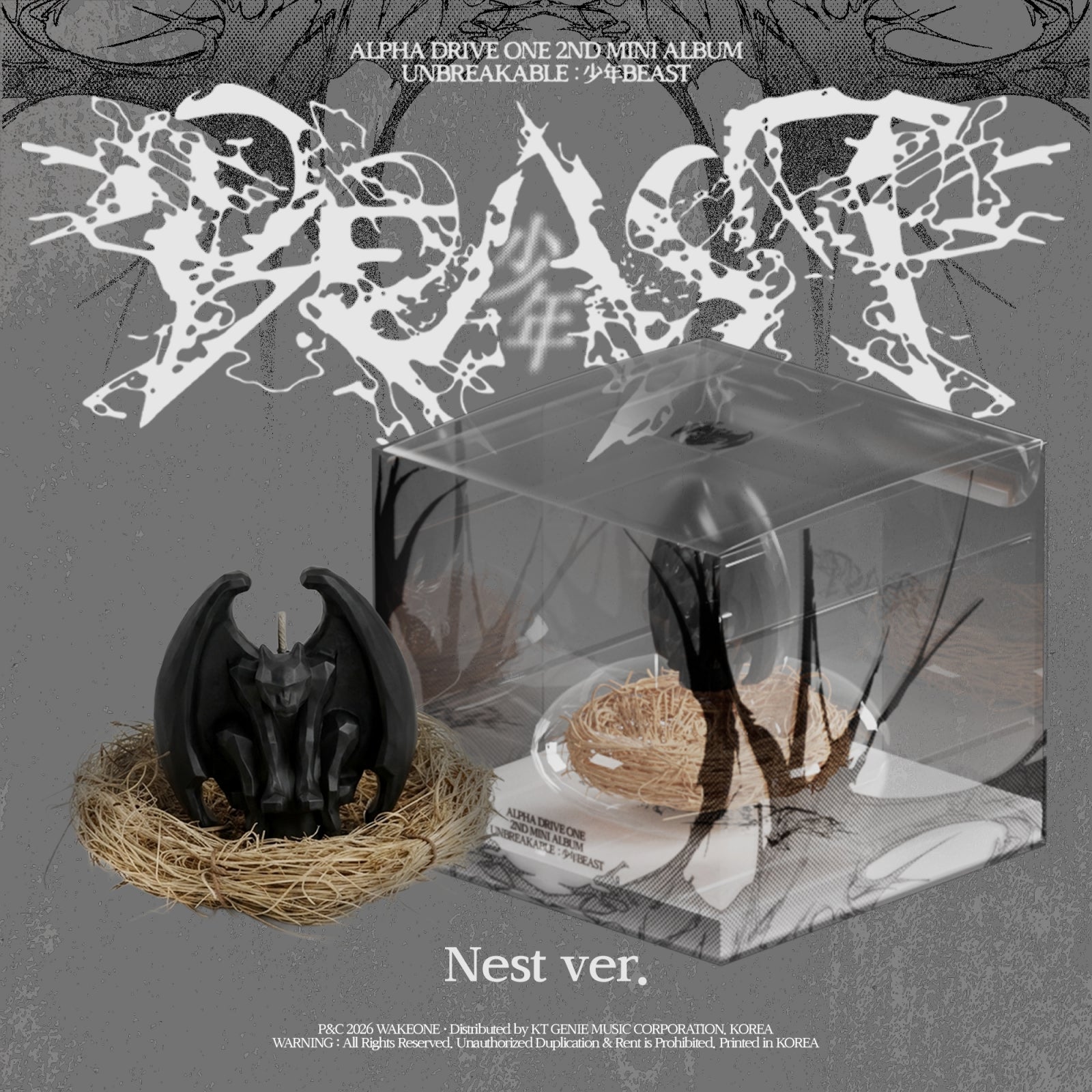 ALPHA DRIVE ONE 2ND MINI ALBUM UNBREAKABLE : 少年 BEAST (NEST VER