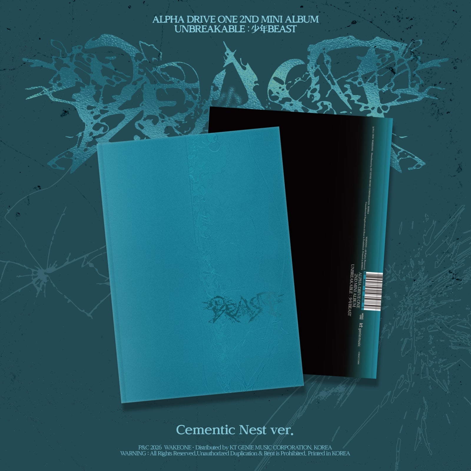 ALPHA DRIVE ONE 2ND MINI ALBUM UNBREAKABLE : 少年 BEAST (CEMENTIC
