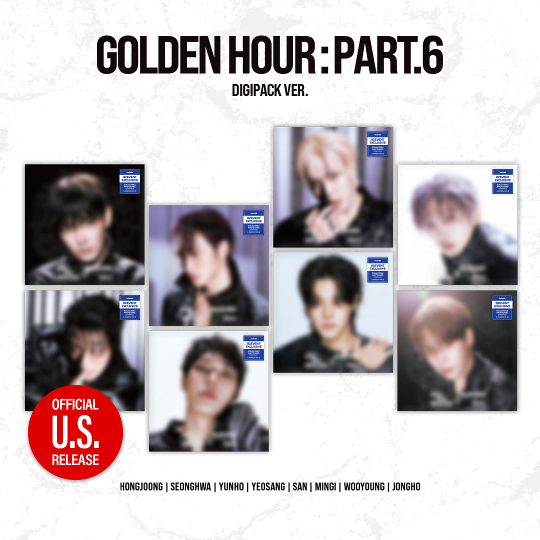 ATEEZ GOLDEN HOUR : Part.6 (MEMBER DIGIPACK VER.) U.S VER HELLO82