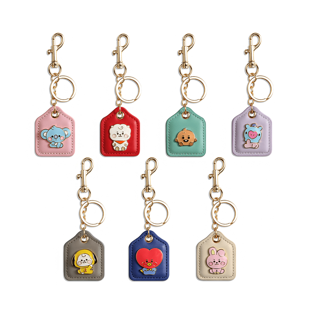 BT21 OFFICIAL BABY METAL LEATHER KEYRING – KPOP USA