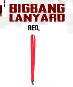 BIGBANG OFFICIAL CONCERT 0.TO.10 RED LANYARD