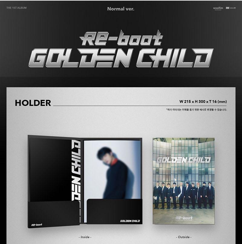 GOLDEN CHILD RE-BOOT ALBUM VOL.1 NORMAL VER – KPOP USA