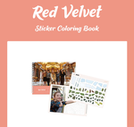 RED VELVET OFFICIAL STICKER COLORING BOOK