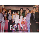 MONSTA X FATAL LOVE 3RD ALBUM OFFICIAL POSTER (VER 1)