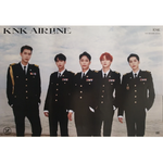 KNK KNK AIRLINE ALBUM OFFICIAL POSTER (ON VERSION)