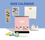 BTS OFFICIAL CHARACTER 2020 CALENDAR