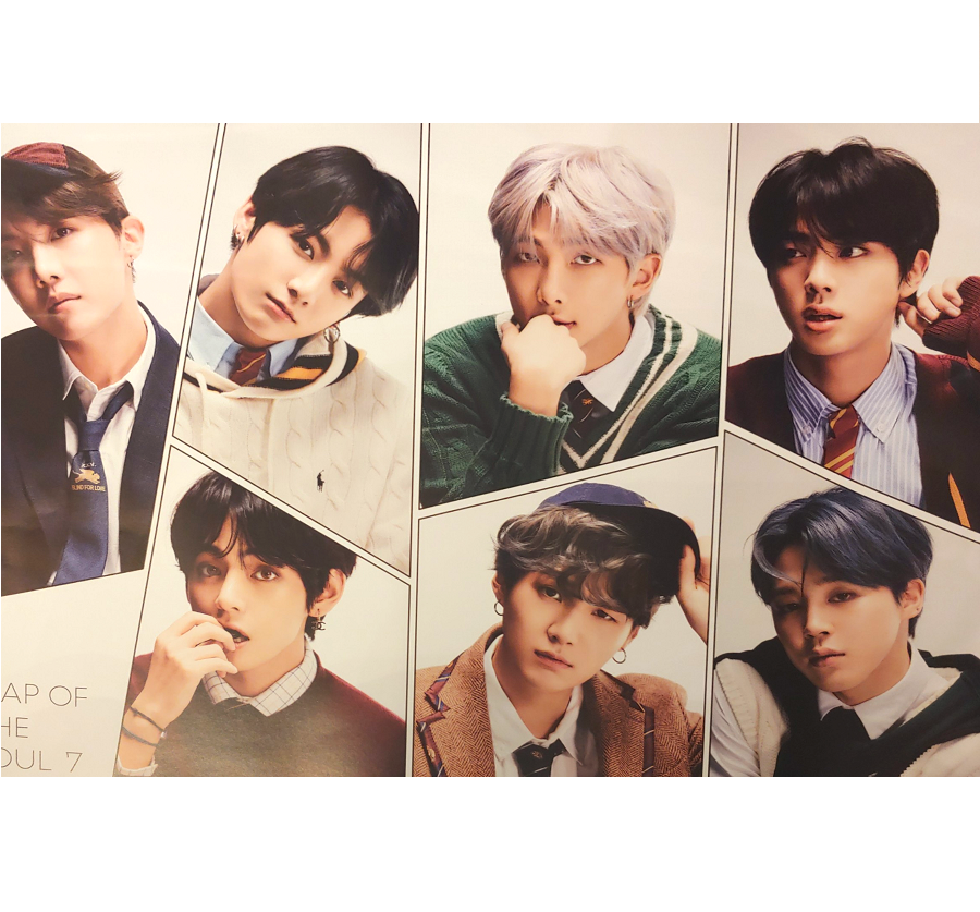 BTS MAPOFTHESOUL7 4形態 ポスター 4枚のみ BTS MAP OF THE SOUL 7 OFFICIAL POSTER (VER 4) – KPOP USA
