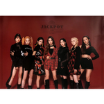 ELRIS JACKPOT 4TH MINI ALBUM OFFICIAL POSTER RED VER