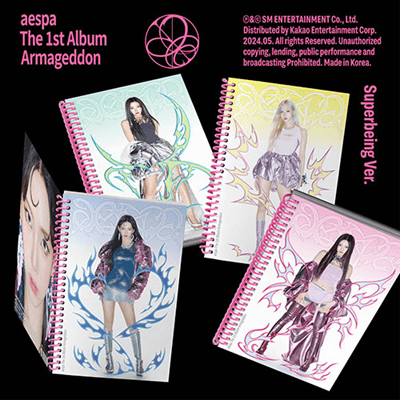 AESPA THE 1ST ALBUM ARMAGEDDON SUPERBEING VER. | 4 ALBUMS SET
