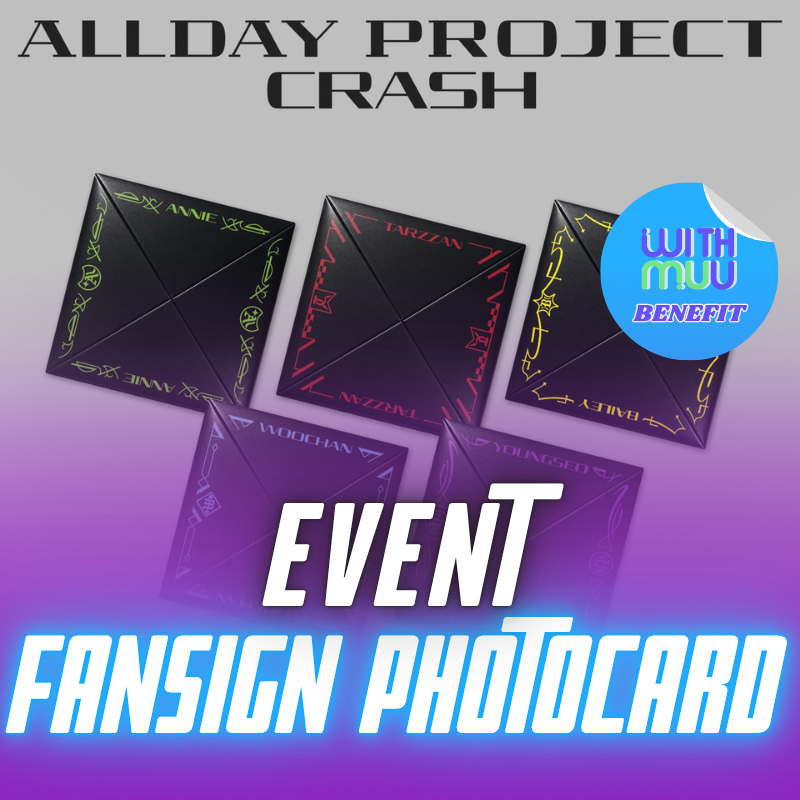 FANSIGN PHOTOCARD] ALLDAY PROJECT 2ND EP ALBUM CRASH (FOCUS VER