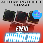 ALLDAY PROJECT 2ND EP ALBUM CRASH (FOCUS VER.) - 5 ALBUMS SET | KPOP USA WITHMUU OFFICIAL PHOTOCARD B (RANDOM 1 OUT OF 5)