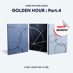 ATEEZ GOLDEN HOUR : PART. 4 | KPOP USA APPLE OFFICIAL PHOTOCARD (RANDOM 1 OUT OF 8)
