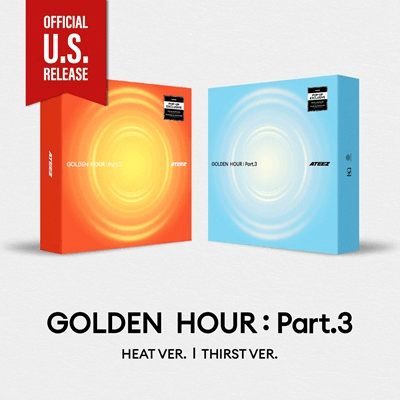 ATEEZ 12TH MINI ALBUM GOLDEN HOUR : PART. 3 (U.S VER) HELLO82 [POP