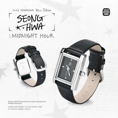 アイドル ATEEZ [SEONGHWA]: MIDNIGHT HOUR ATEEZ SEONGHWA HAPPY BIRTHDAY OFFICIAL MD [SEONGHWA MIDNIGHT HOUR