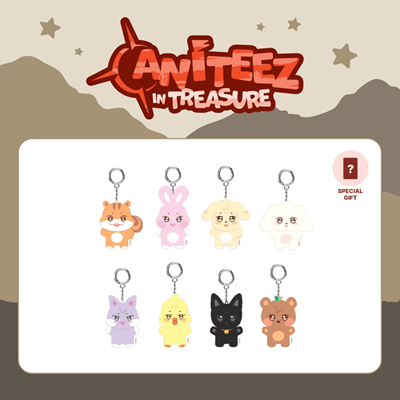 ATEEZ x ANITEEZ IN TREASURE OFFICIAL MD [MINI PLUSH] | INCLUDES