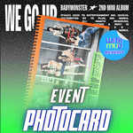 BABYMONSTER 2ND MINI ALBUM WE GO UP (GO VER.) | KPOP USA WITHMUU OFFICIAL POLAROID PHOTOCARD (RANDOM 2 OUT OF 6)