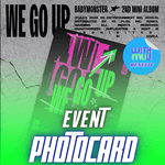 BABYMONSTER 2ND MINI ALBUM WE GO UP (UP VER.) | KPOP USA WITHMUU OFFICIAL POLAROID PHOTOCARD (RANDOM 2 OUT OF 6)