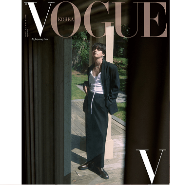 BTS V (TAEHYUNG) X VOGUE KOREA 2022.10 MAGAZINE VERSION E – KPOP USA