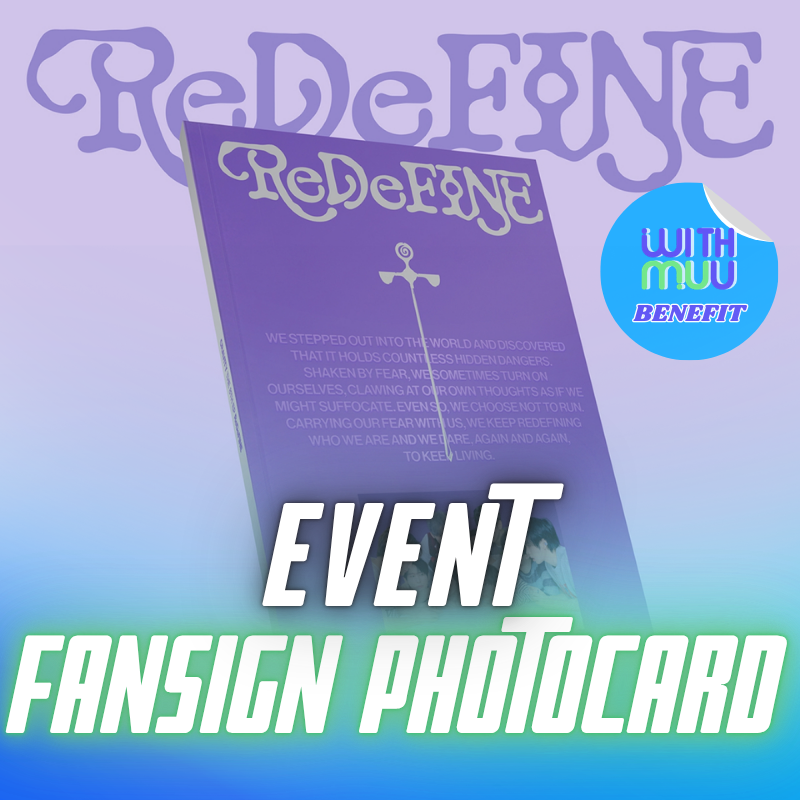 FANSIGN PHOTOCARD] CRAVITY 8TH EP ALBUM ReDeFINE (Re Ver.) | KPOP USA