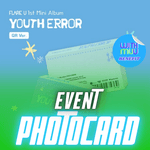 FLARE U 1ST MINI ALBUM YOUTH ERROR (QR VER.) | KPOP USA WITHMUU OFFICIAL PHOTOCARD (RANDOM 1 OUT OF 2)