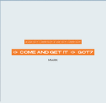 GOT7 OFFICIAL MERCHANDISE 2022 FANCON HOMECOMING WITH I GOT7 MASKING TAPE SET