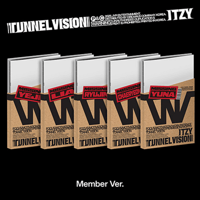 ITZY ALBUM TUNNEL VISION (MEMBER VER.) – KPOP USA