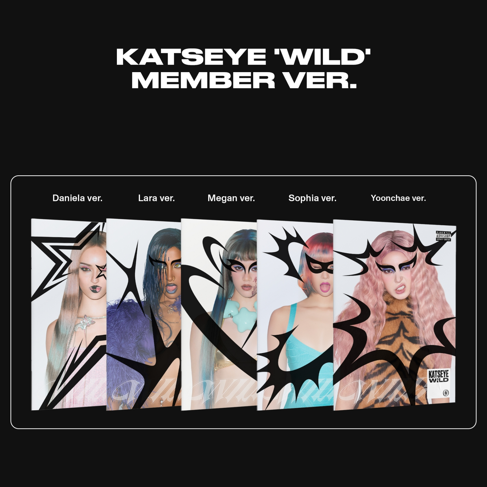 新品未開封 アルバム 5形態 セット Member ver. KATSEYE KATSEYE ALBUM WILD (MEMBER VER.) | 5 ALBUMS SET – KPOP USA