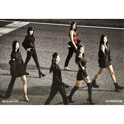 LE SSERAFIM 1ST MINI ALBUM FEARLESS POSTER | VERSION A – KPOP USA