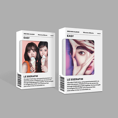 LE SSERAFIM 3RD MINI ALBUM EASY WEVERSE ALBUM VER. – KPOP USA