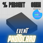 SHINEE ONEW 2ND ALBUM PERCENT (PERCENT VER.) | KPOP USA WITHMUU OFFICIAL PHOTOCARD (RANDOM 1 OUT OF 2)