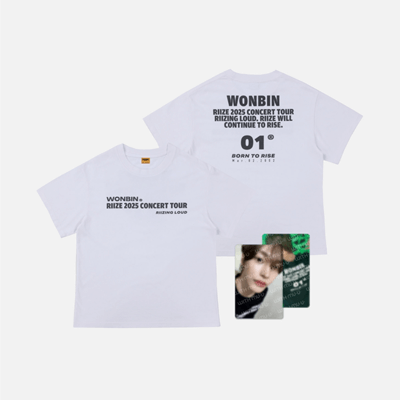 RIIZE CONCERT TOUR RIIZING LOUD OFFICIAL MD [WHITE T-SHIRT SET