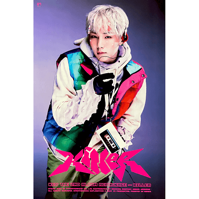 SHINEE KEY 2ND REPACKAGED ALBUM KILLER POSTER | ZINE VER. – KPOP USA