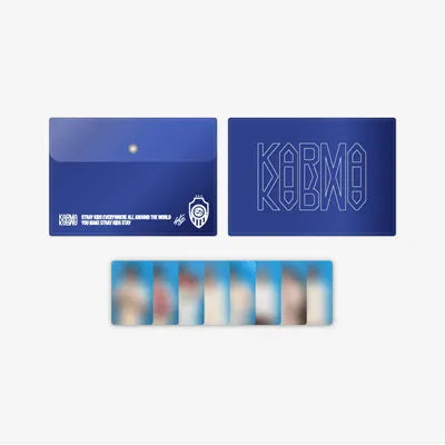 StrayKids ハン KARMA POPUP PVCポーチ トレカ 2枚 STRAY-KIDS-KARMA-MD-pvc-pouch.