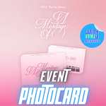 VIVIZ 1ST ALBUM A MONTAGE ( ) (QR VER.) | KPOP USA WITHMUU OFFICIAL PHOTOCARD (RANDOM 1 OUT OF 3)