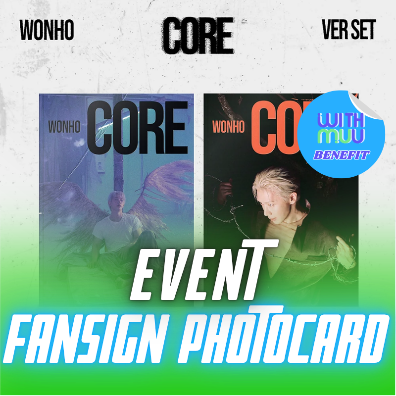 FANSIGN PHOTOCARD A] WONHO EP ALBUM CORE | KPOP USA WITHMUU OFFICIAL