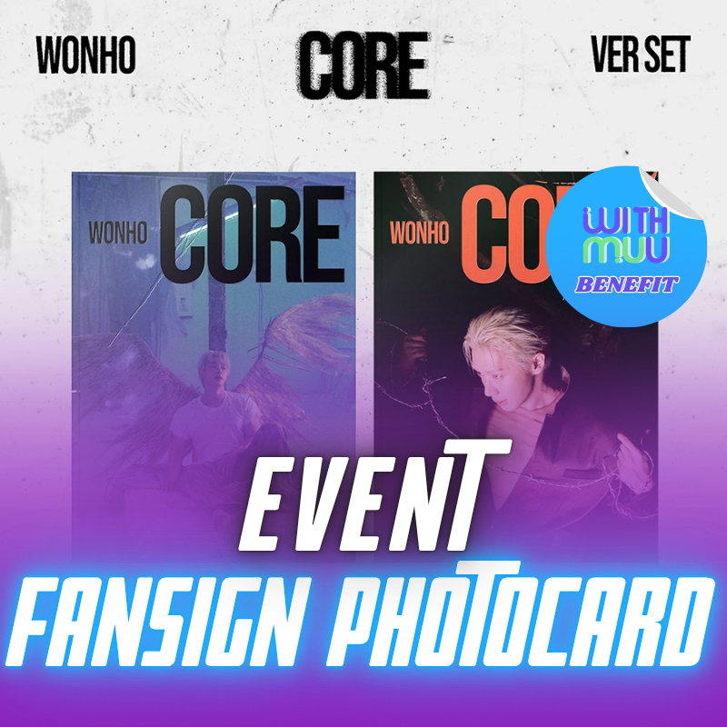 FANSIGN PHOTOCARD B] WONHO EP ALBUM CORE | KPOP USA WITHMUU OFFICIAL