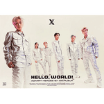 XDINARY HEROES 1ST MINI ALBUM HELLO, WORLD! POSTER | GROUP VER.