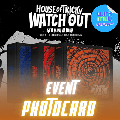 XIKERS 4TH MINI ALBUM HOUSE OF TRICKY: WATCH OUT - 3 ALBUMS SET