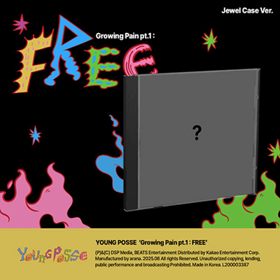 YOUNG POSSE EP ALBUM GROWING PAIN PT.1 : FREE (JEWEL CASE VER