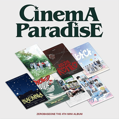 CINEMA PARADISE ZEROSE 5種セット 新品 未開封 1 ZEROBASEONE 4TH MINI ALBUM CINEMA PARADISE (ZEROSE VER.) – KPOP USA