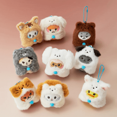 ZEROBASEONE - ZB1ユジン ユニニ zeroni カードホルダー WINTER ぬいぐるみ ZB1-Fluffy-Winter-PLUSH-