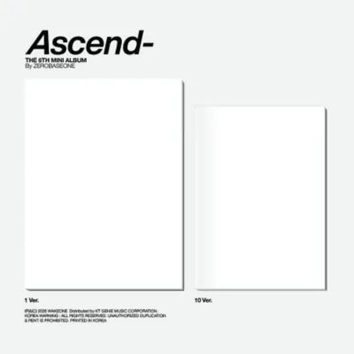 ZEROBASEONE 6TH MINI ALBUM Ascend- (PHOTOBOOK VER.) | 2 ALBUMS SET