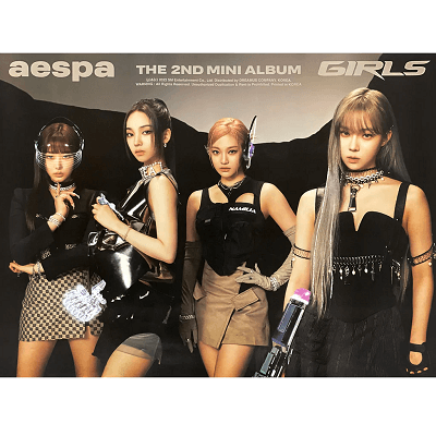 AESPA 2ND MINI ALBUM GIRLS KWANGYA VER. POSTER | VERSION B – KPOP USA