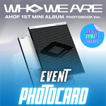 AHOF 1ST MINI ALBUM WHO WE ARE (PHOTOBOOK VER.) | KPOP USA WITHMUU OFFICIAL PHOTOCARD (RANDOM 1 OUT OF 9)