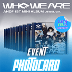 AHOF 1ST MINI ALBUM WHO WE ARE (JEWEL VER.) | KPOP USA WITHMUU OFFICIAL PHOTOCARD (RANDOM 1 OUT OF 9)