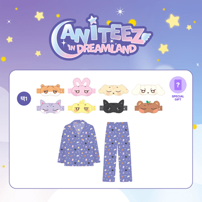 ATEEZ X ANITEEZ IN DREAMLAND OFFICIAL MD PAJAMA SET | INCLUDES