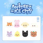 ATEEZ ANITEEZ IN ICE CITY OFFICIAL MD PLUSH CUSHION + OFFICIAL PHOTOCARD INCLUDED
